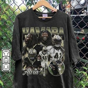 Alvin Kamara Shirt, Football American Graphic  , Football 90S Bootleg Insp